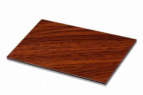 Wooden aluminum composite panel 